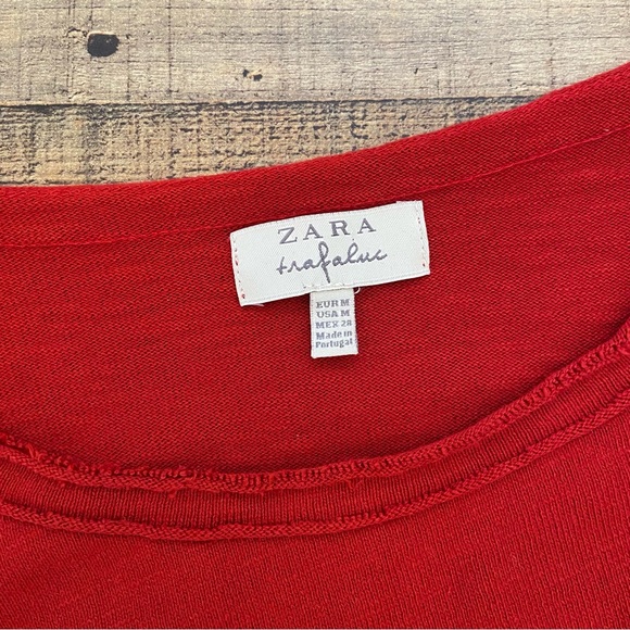Beautiful Red Pullover, Silver Studs by ZARA Trafaluc - Picture 7 of 12